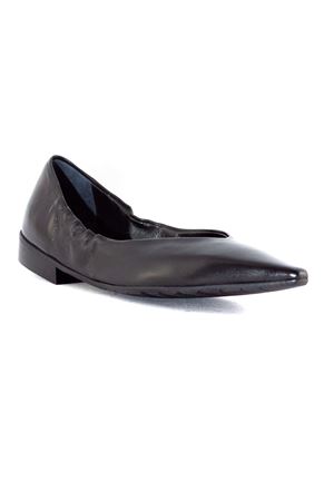 Black leather ballerina shoes MARA BINI | V427NERO